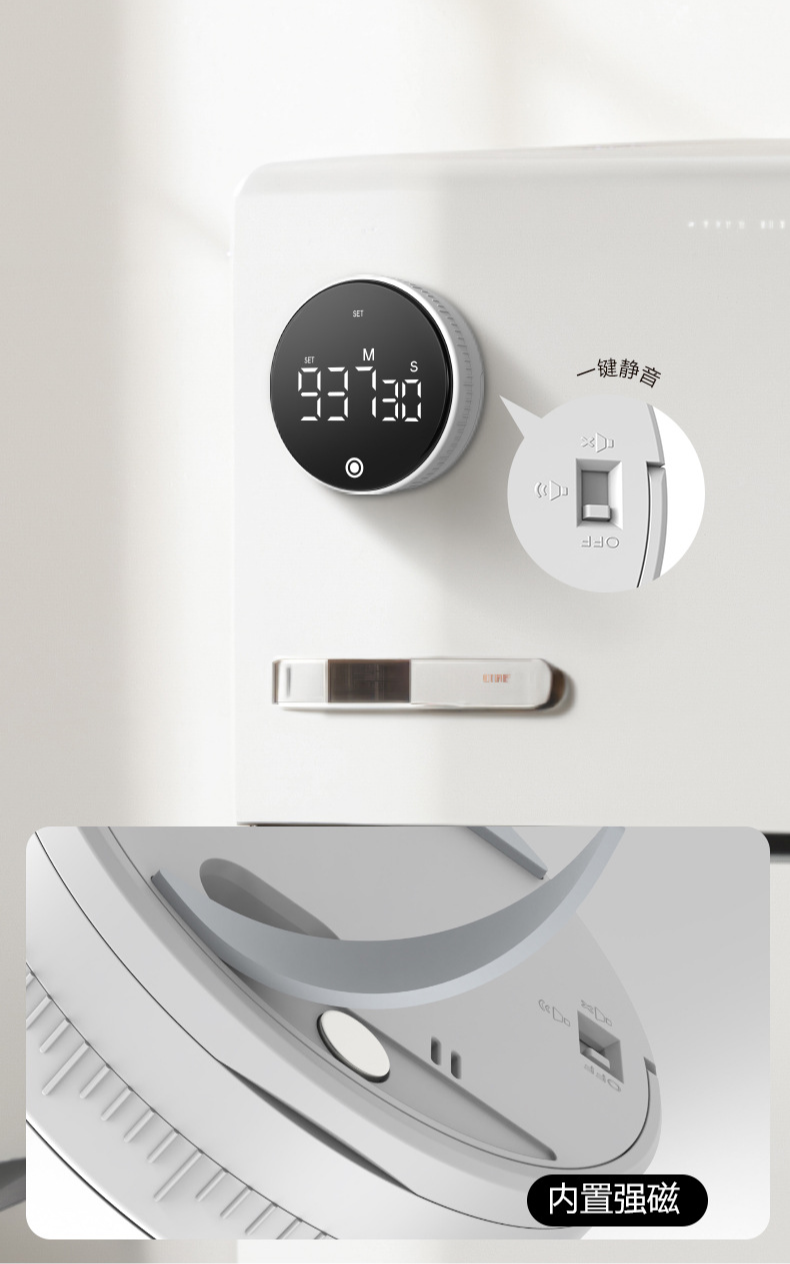 New magnetic kitchen timer